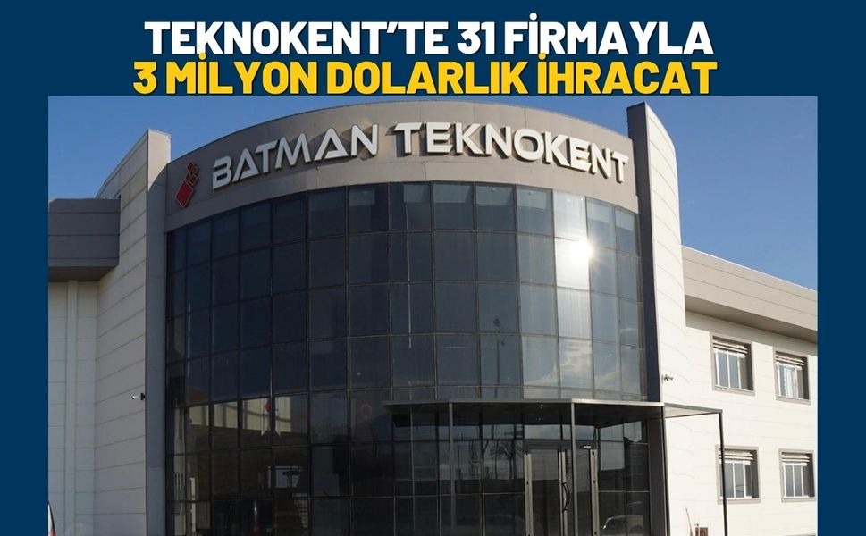 Teknokent’te 31 Firmayla 3 Milyon Dolarlık İhracat