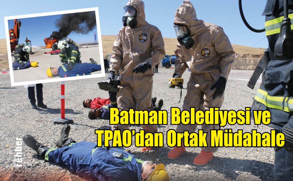 Batman Belediyesi ve TPAO’dan Ortak Müdahale