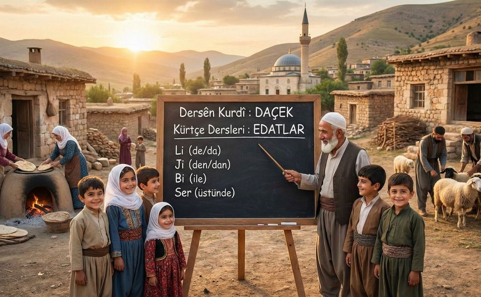 Dersên Kurdî DAÇEK - Kürtçe Dersleri EDATLAR