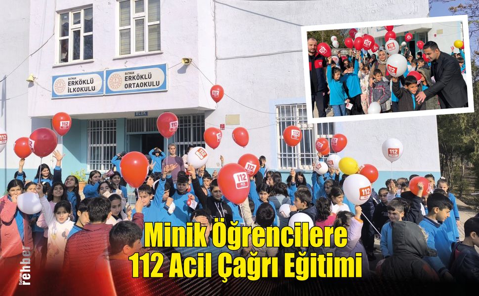 Minik Öğrencilere 112 Acil Çağrı Eğitimi