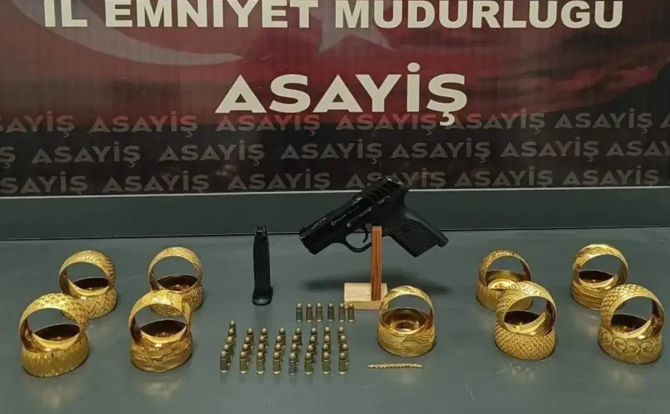 Kuyumcu Soygununda 8 Gözaltı: Altınlar ve Silahlar Ele Geçirildi