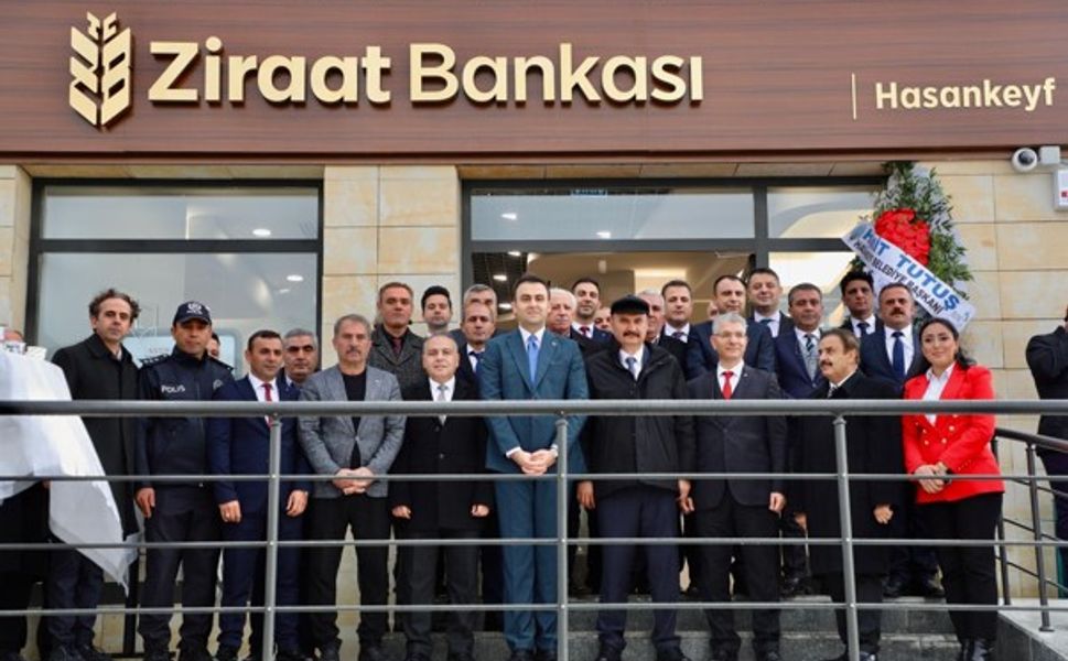 Hasankeyf’e Ziraat Bankası Şubesi Kazandırıldı