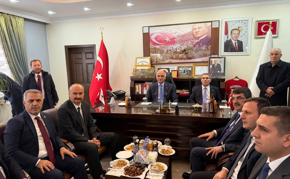 AK Parti Heyetinden Sason Belediyesi’ne Ziyaret