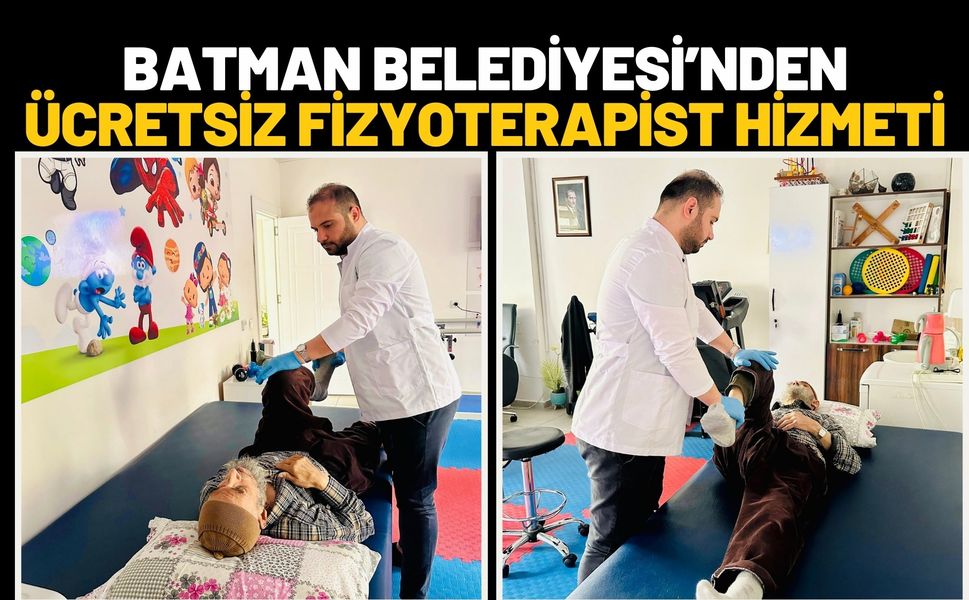 Batman Belediyesi’nden Ücretsiz Fizyoterapist Hizmeti