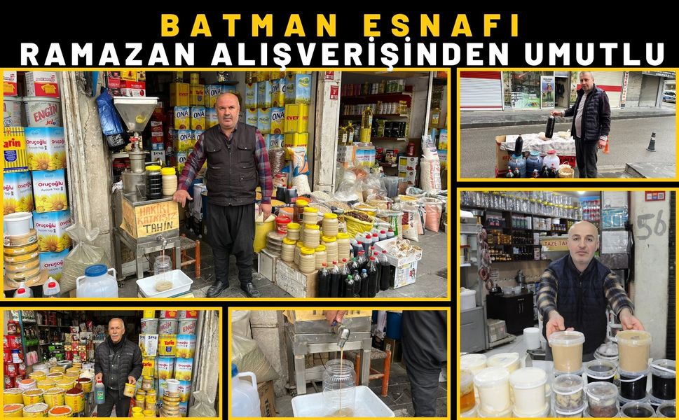 Batman Esnafı Ramazan Alışverişinden Umutlu