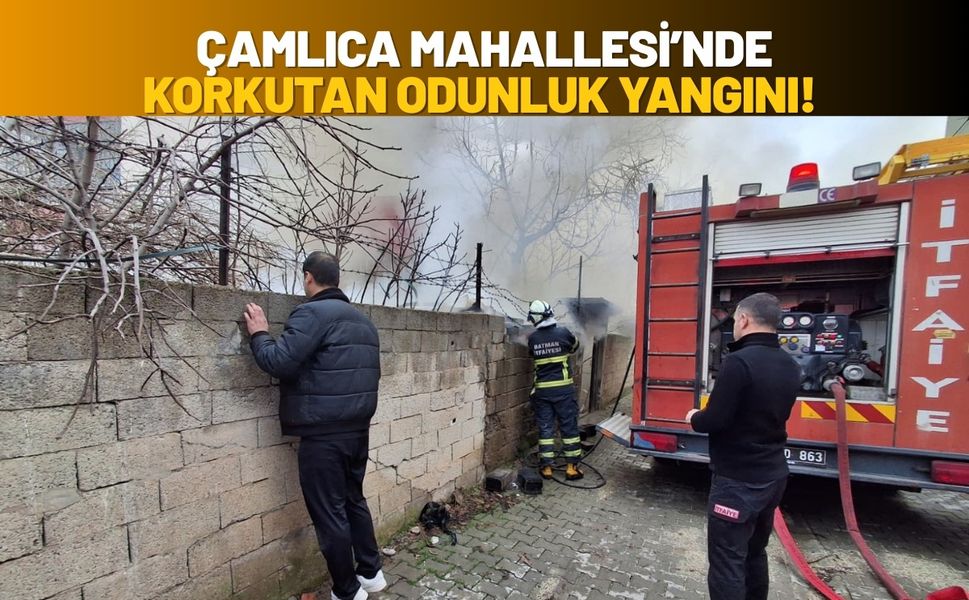 Çamlıca Mahallesi’nde Korkutan Odunluk Yangını!