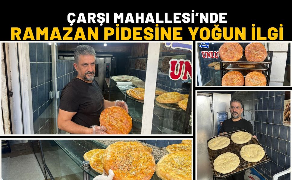 Çarşı Mahallesi’nde Ramazan Pidesine Yoğun İlgi