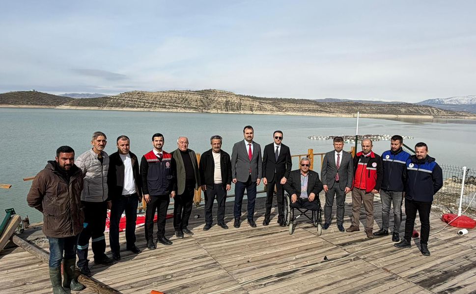 Malabadi Baraj Gölü’nde Alabalık Üretimine Yakın Markaj