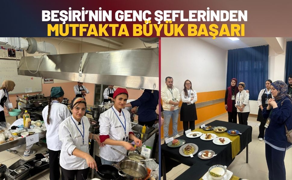 Beşiri’nin Genç Şeflerinden Mutfakta Büyük Başarı