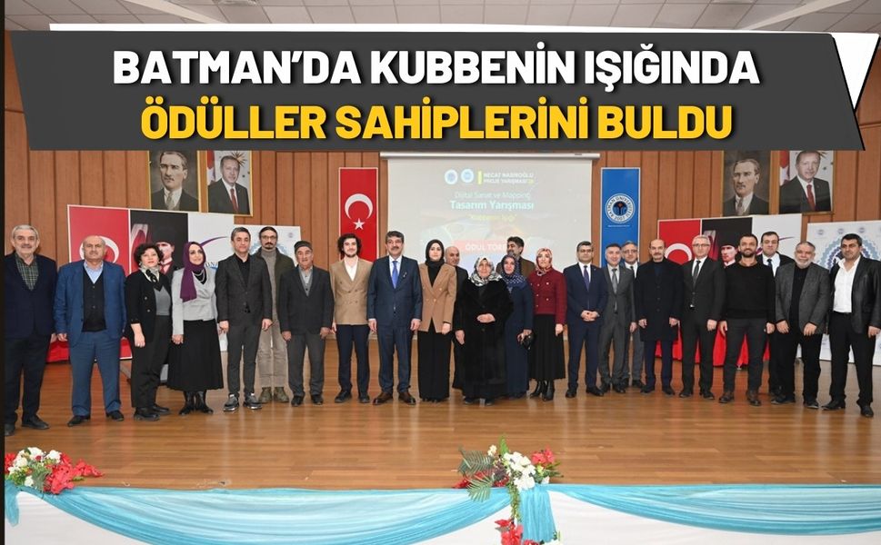 Batman’da Kubbenin Işığında Ödüller Sahiplerini Buldu