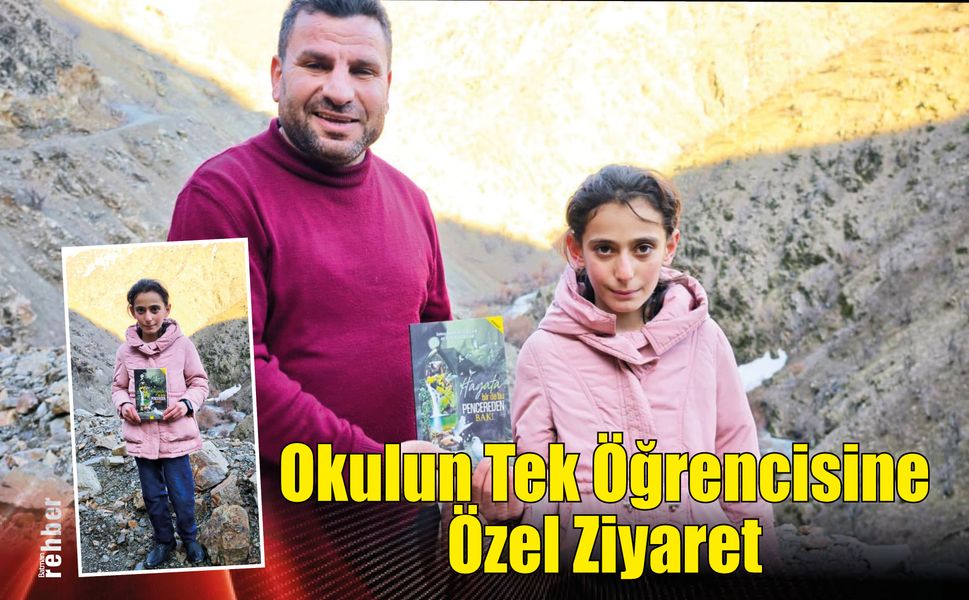 Okulun Tek Öğrencisine Özel Ziyaret