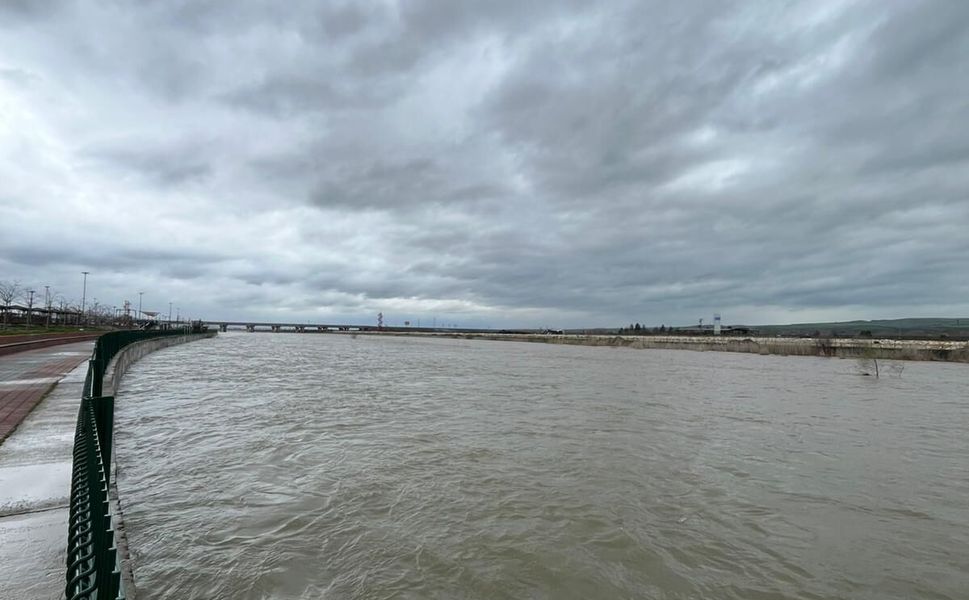 Batman Çayı’nda Su Seviyesi Yükseldi