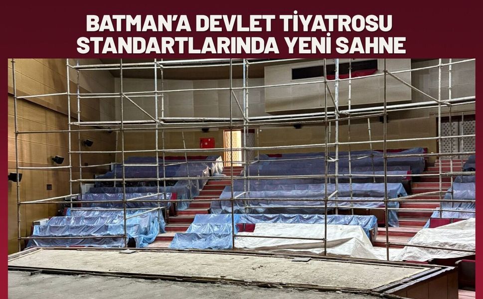 Batman’a Devlet Tiyatrosu Standartlarında Yeni Sahne