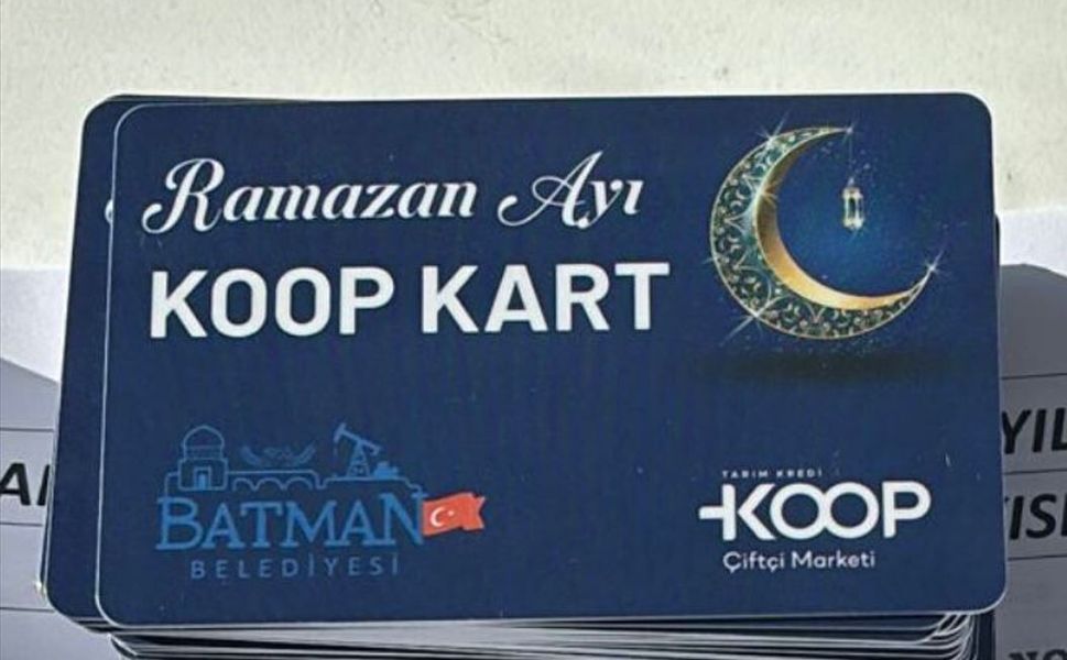 Batman’da Gönül Köprüsü: 6 Bin 600 Aileye Gıda Kartı Desteği