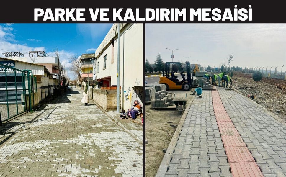 Batman’da Parke ve Kaldırım Mesaisi