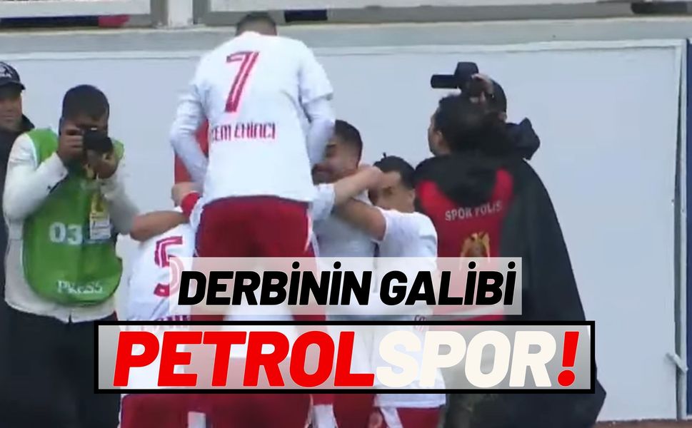 Derbinin galibi Petrolspor!