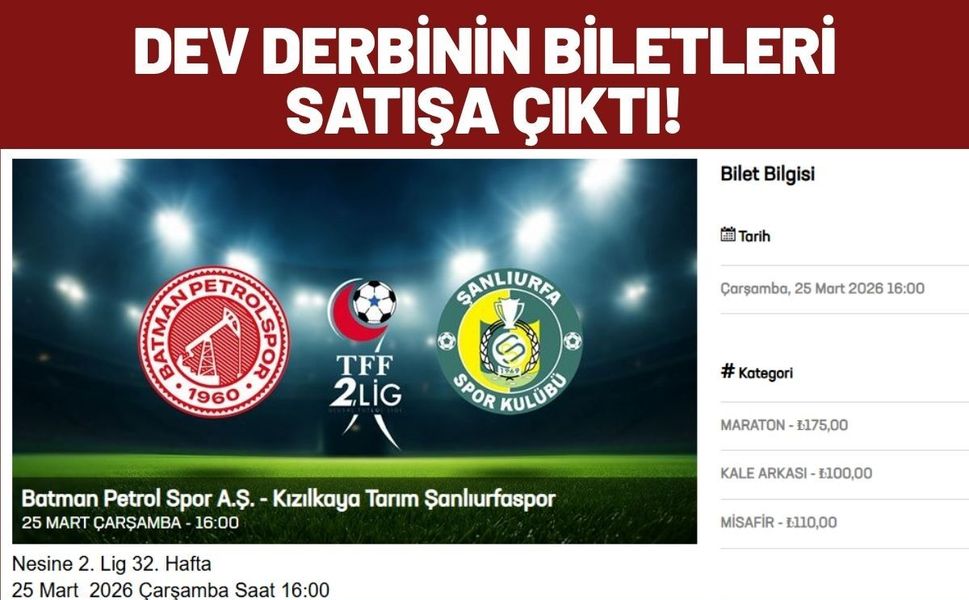 Dev Derbinin Biletleri Satışa Çıktı!