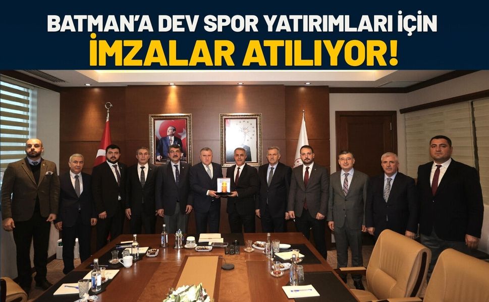 Batman’a Dev Spor Yatırımları İçin İmzalar Atılıyor!