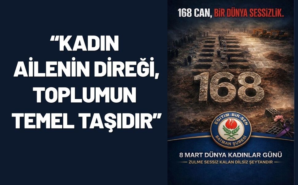 “Kadın Ailenin Direği, Toplumun Temel Taşıdır”