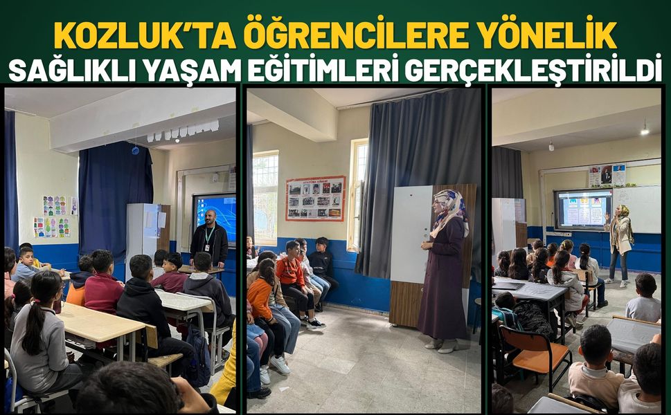 Kozluk’ta Öğrencilere Yönelik Sağlıklı Yaşam Eğitimleri Gerçekleştirildi