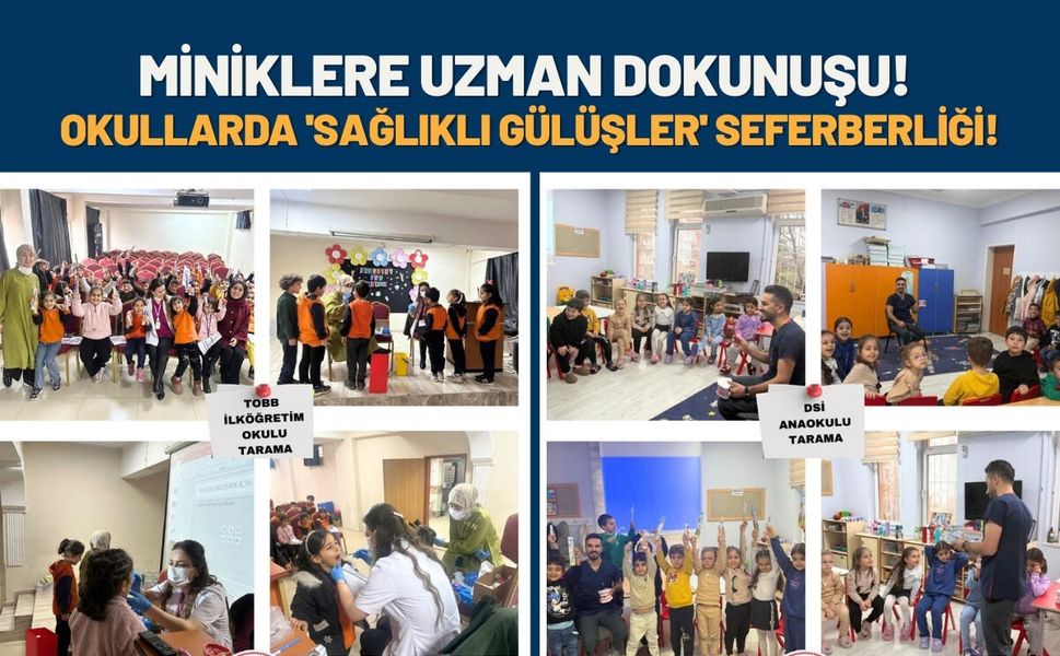 Batman’da Miniklere Uzman Dokunuşu! Okullarda 'Sağlıklı Gülüşler' Seferberliği!