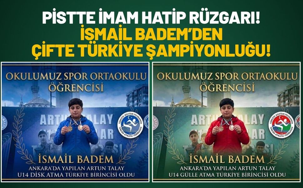 Pistte İmam Hatip Rüzgarı! İsmail Badem’den Çifte Türkiye Şampiyonluğu!