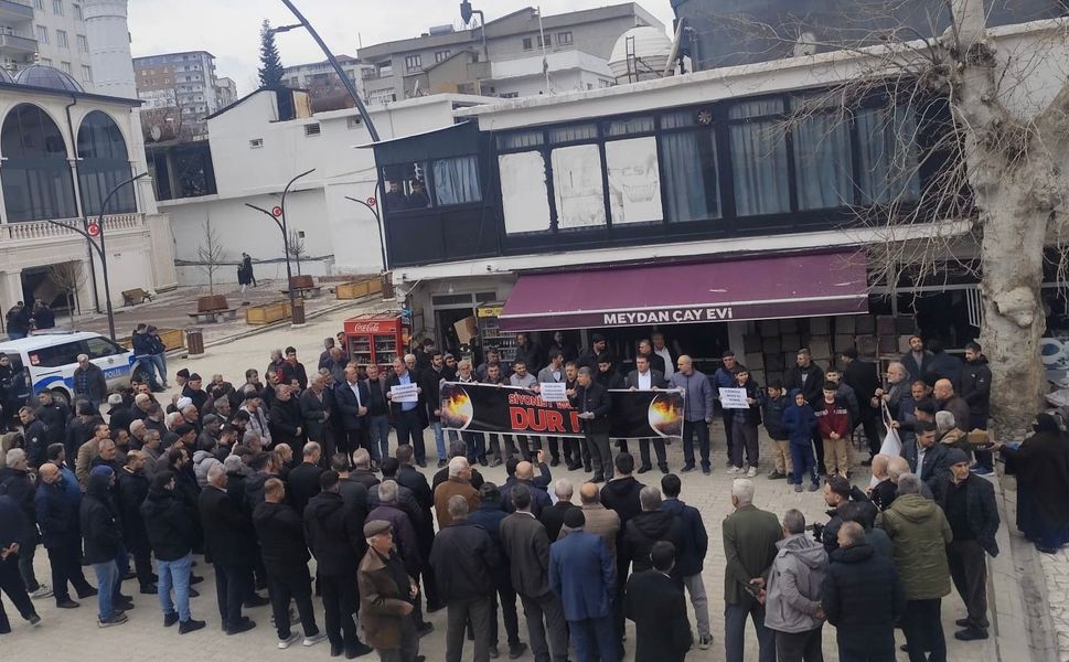 Sason’da Siyonizm Protestosu: “Zulme Karşı Sessizlik Suça Ortaklıktır”