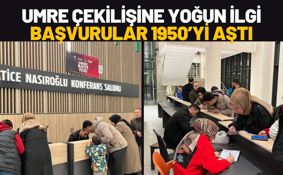 Umre Çekilişine Yoğun İlgi: Başvurular 1950’yi Aştı