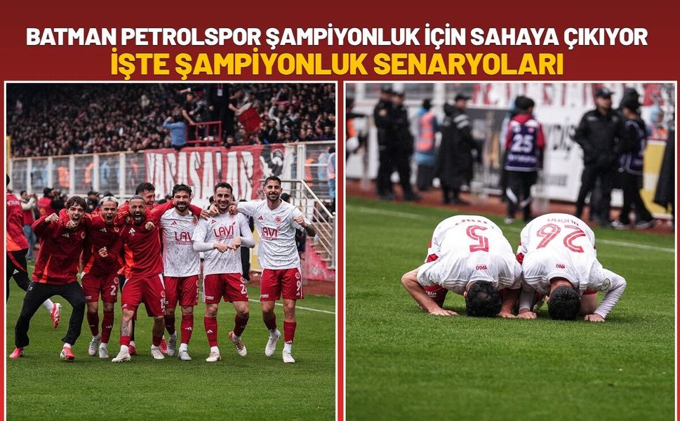 Batman Petrolspor Şampiyonluk İçin Ankara'da Sahaya Çıkacak