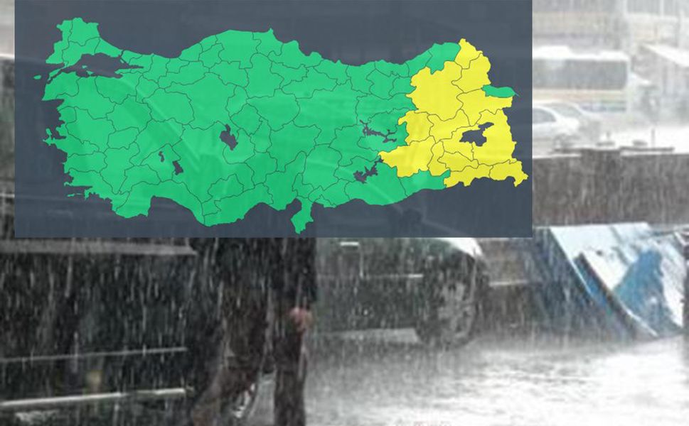 Batman ve  12 il için sarı kodlu uyarı