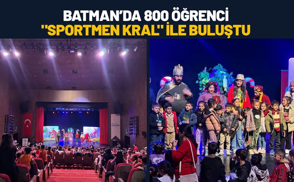 Batman’da 800 Öğrenci "Sportmen Kral" İle Buluştu
