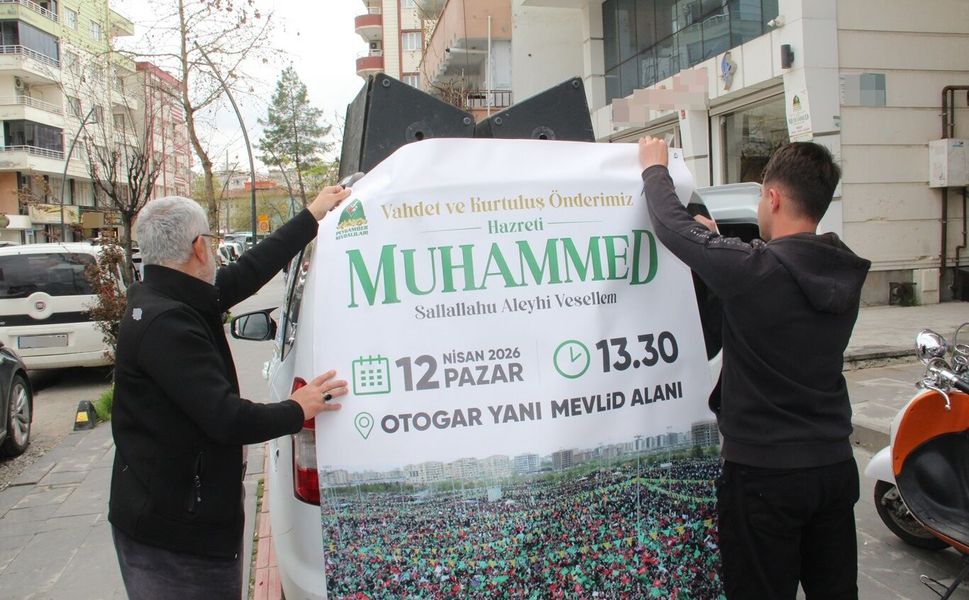 Batman'da Mevlid-i Nebi heyecanı: Davet çalışmaları sürüyor