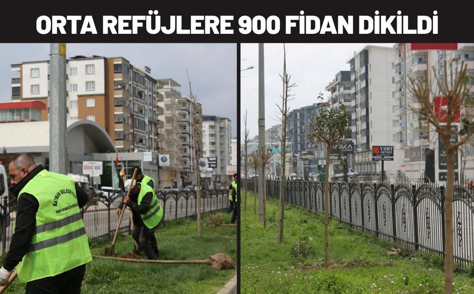 Batman’da Orta Refüjlere 900 Fidan Dikildi