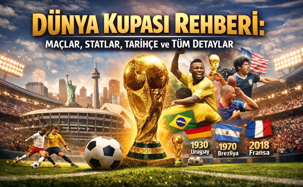 Dünya Kupası Rehberi: Maçlar, Statlar, Tarihçe ve Tüm Detaylar