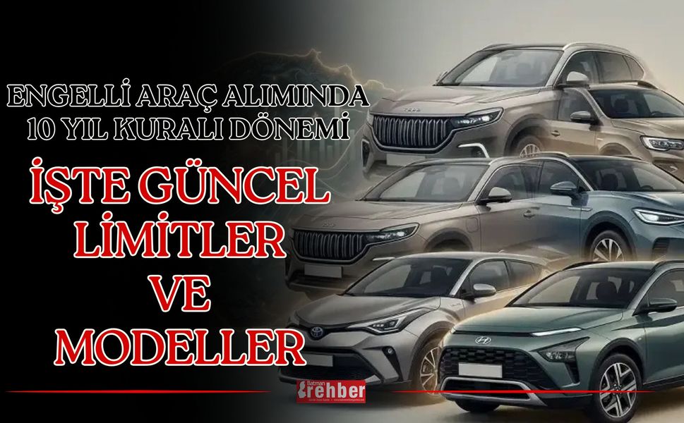 Engelli Araç Alımında 10 Yıl Kuralı Dönemi: İşte Güncel Limitler ve Modeller