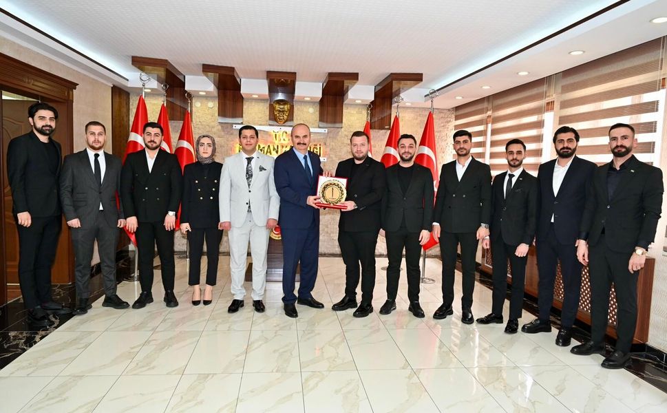 Genç ASKON’dan Vali Canalp’e Ziyaret: Şehir Ekonomisi ve Yatırımlar Görüşüldü