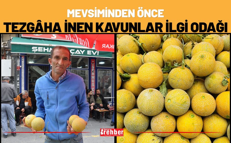 Mevsiminden Önce Tezgâha İnen Kavunlar İlgi Odağı
