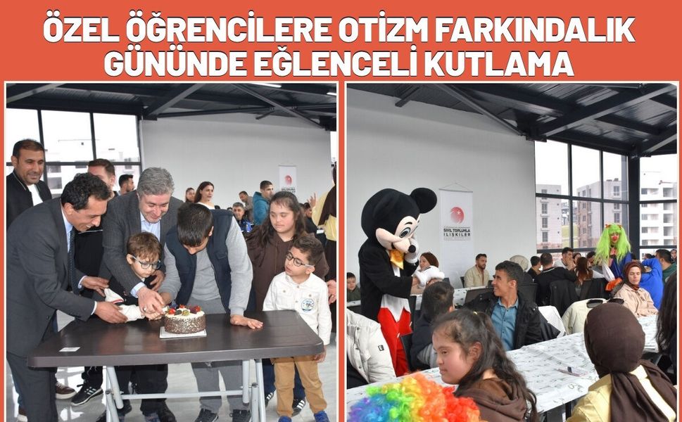 Özel Öğrencilere Otizm Farkındalık Gününde Eğlenceli Kutlama