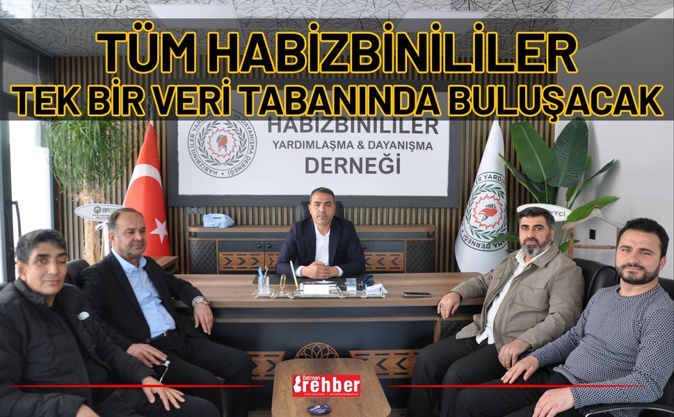 Tüm Habizbinililer Tek Bir Veri Tabanında Buluşacak