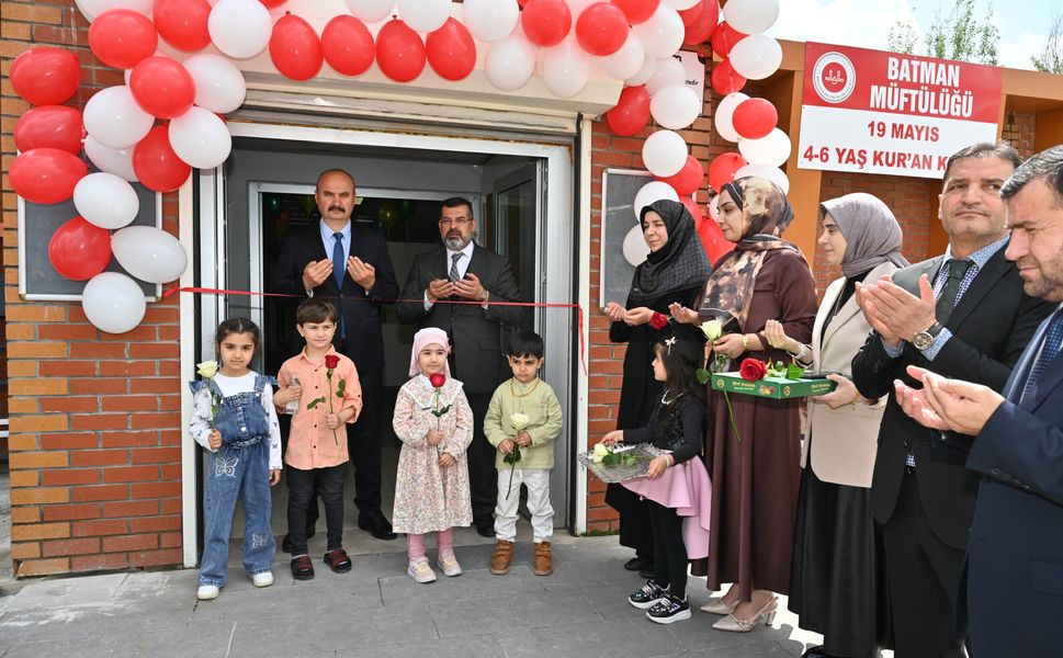 Batman’da Üç Noktada 4–6 Yaş Çocuklar için Kur’an Kursları Hizmet Açıldı