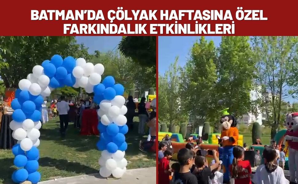 Batman’da Çölyak Haftasına Özel Farkındalık Etkinlikleri