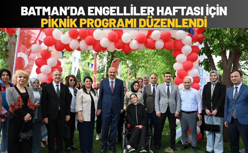 Batman’da Engelliler Haftası İçin Piknik Programı Düzenlendi