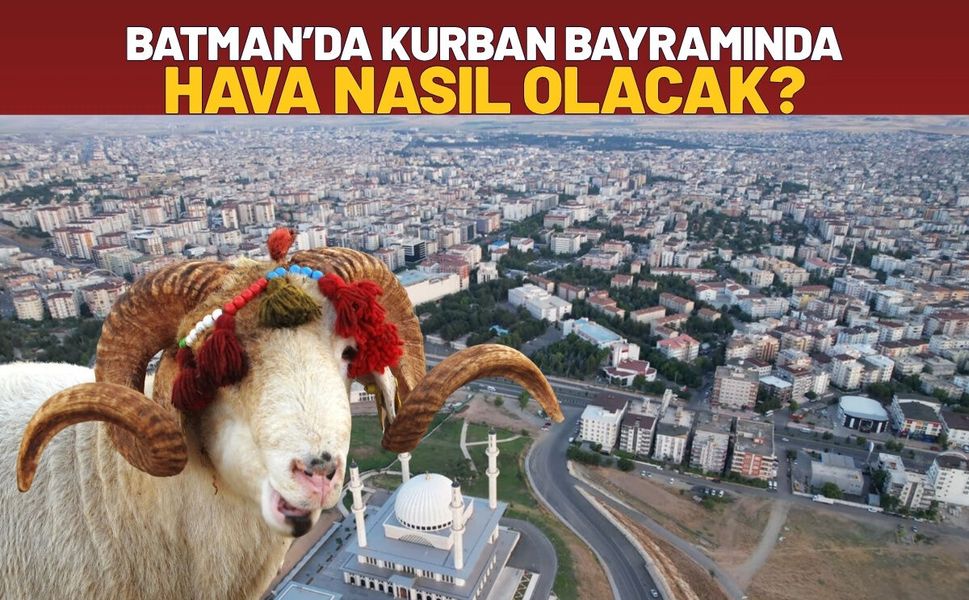 Batman’da Kurban Bayramında Hava Nasıl Olacak?