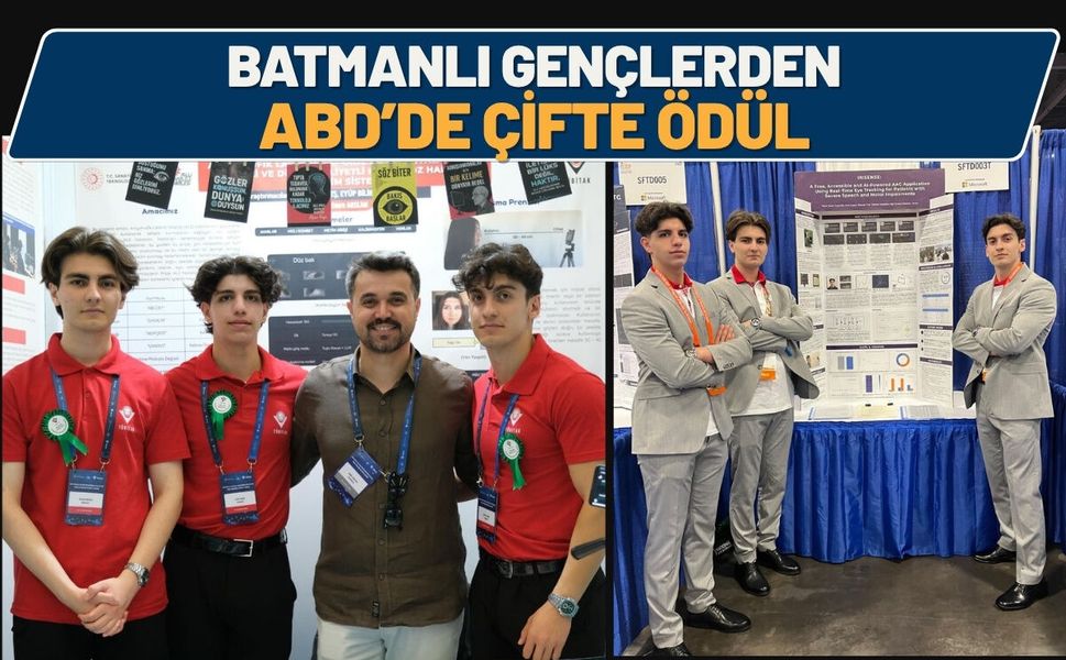 Batmanlı Gençlerden ABD’de Çifte Ödül