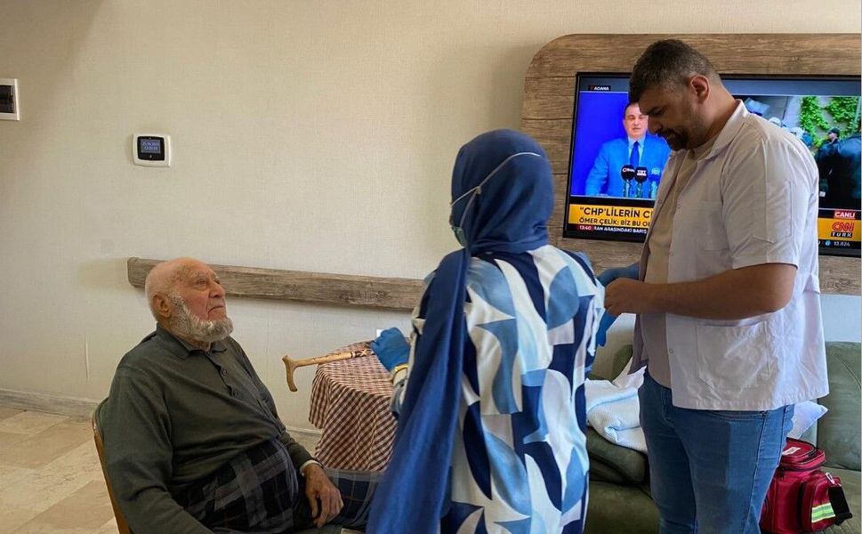 Evde Sağlık Hizmetleri Ekipleri Bayramda Da Görev Başındaydı