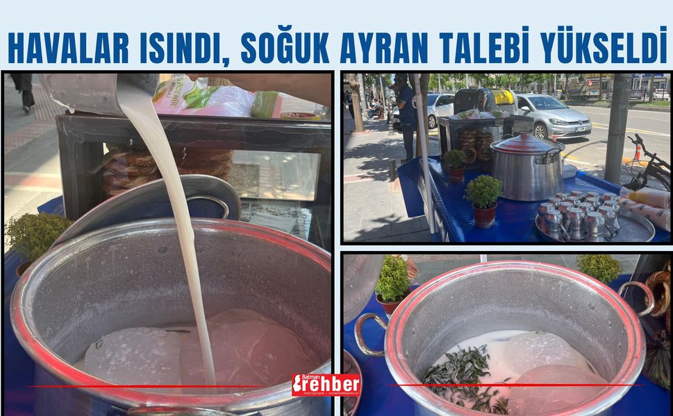 Havalar Isındı, Soğuk Ayran Talebi Yükseldi