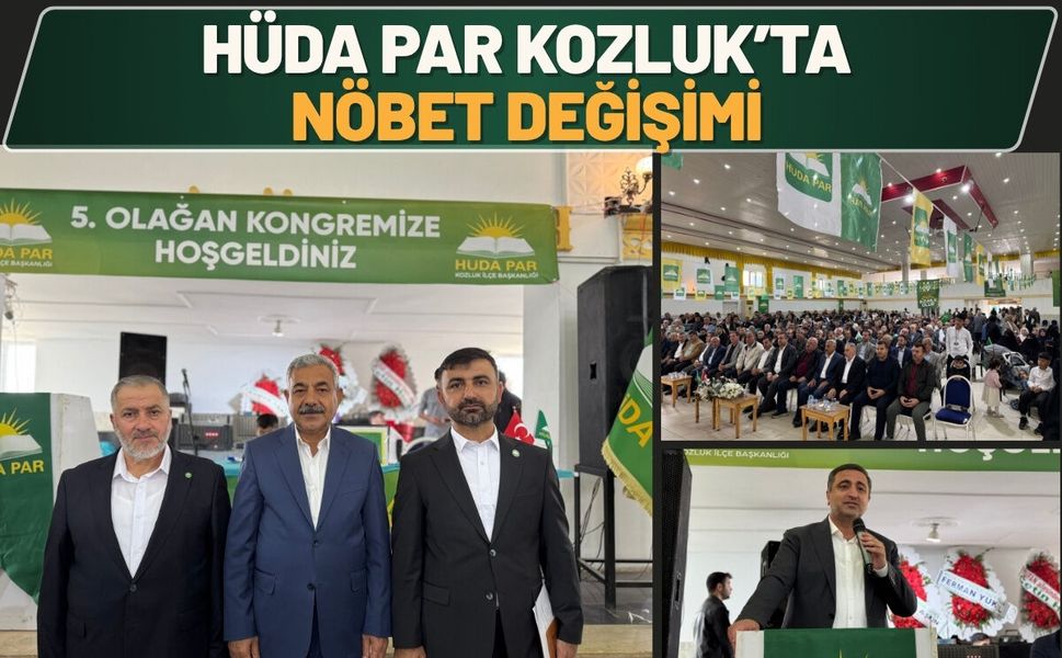 HÜDA PAR Kozluk’ta Nöbet Değişimi