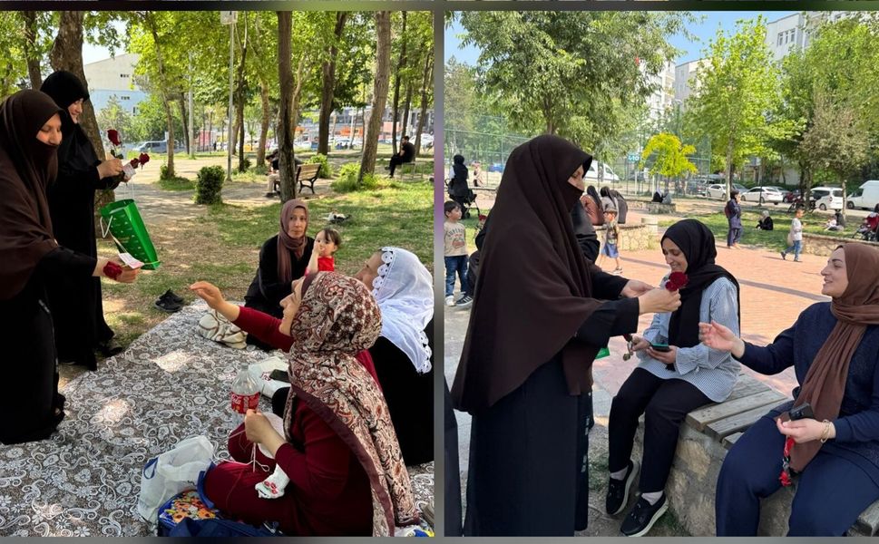 HÜDA PAR’dan Annelerin Yüreğine Dokunan Dokunuş: Bir Tebessüm, Bir Gül