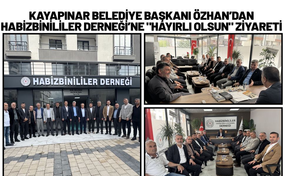 Kayapınar Belediye Başkanı Özhan’dan Habizbinililer Derneği’ne "Hayırlı Olsun" Ziyareti