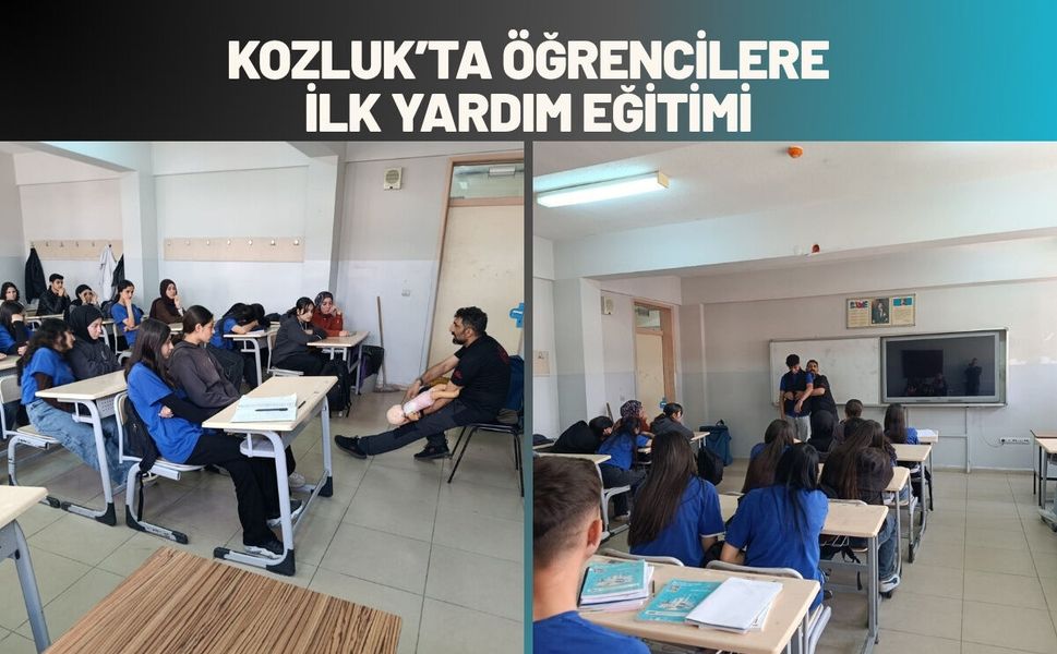 Kozluk’ta Öğrencilere İlk Yardım Eğitimi